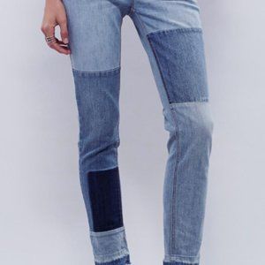 The Jax Patch jean by Free People. Perfect midrise